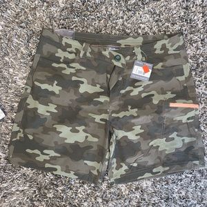 Eddie Bauer camo shorts